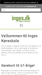 Mobile Screenshot of inges.dk